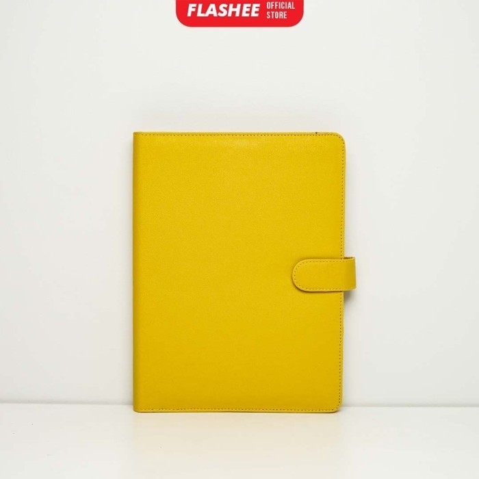 

[KUALITAS TERBAIK] Binder Organizer Kulit Polos 26 Ring Kertas B5 Berkualitas Termurah - Kuning Mustard