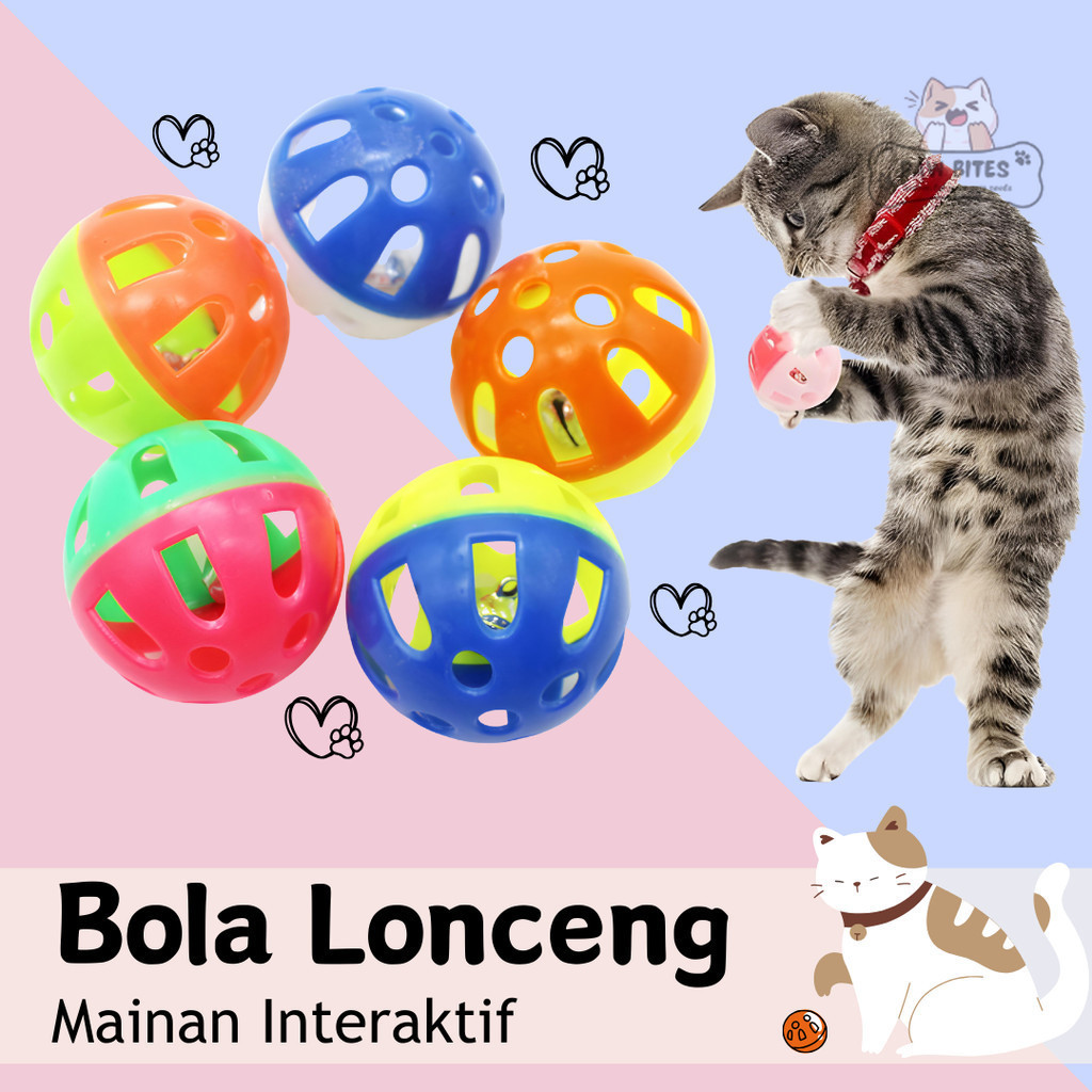 Bola Mainan Krincing Anak Kecil Lucu Warna Warni