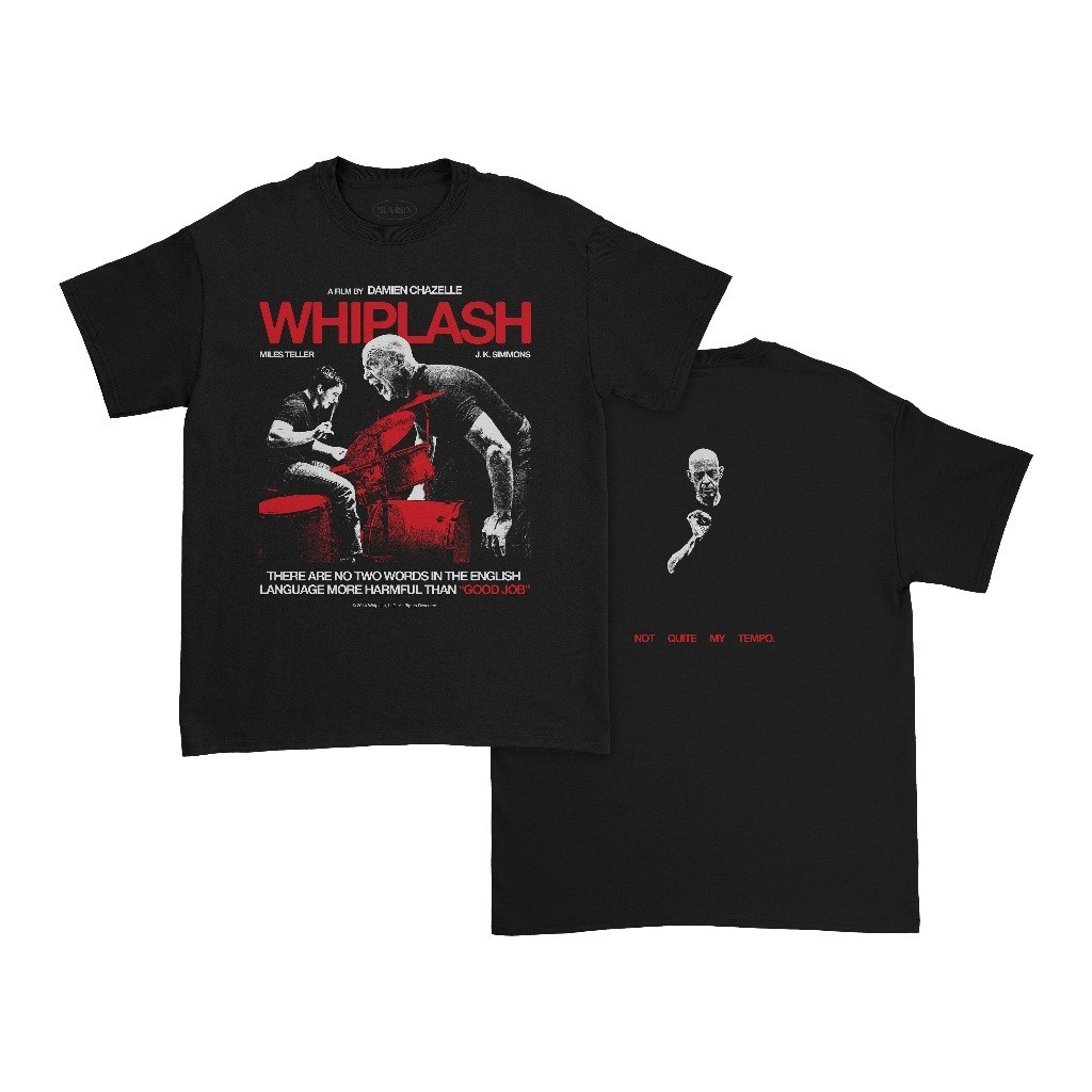 Kaos Whiplash Movie T-shirt Cotton 20s Original Design Cotton High Quality Fashion Unisex Tshirt[COD