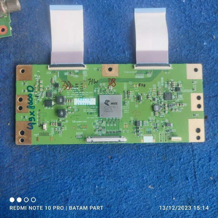 T CON TCON BOARD LOGIC TV LED SONY KD 49X8000D - 49X8000 D