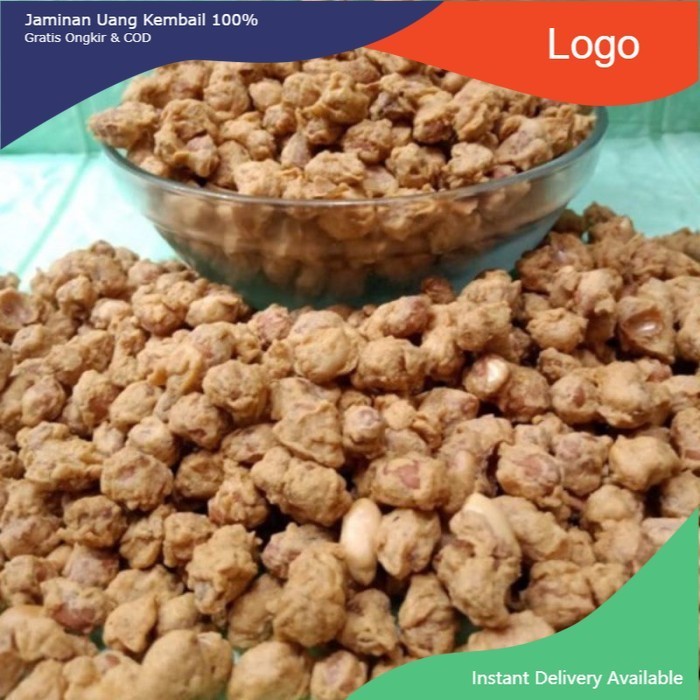 

kacang bandung snack murah netto 100 gram spesial