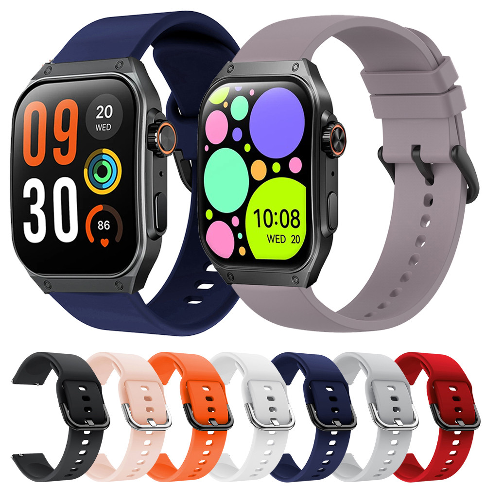 22mm Wat   Bracelet Strap for HAYLOU Wat   R8 Smartwat   Silicone Band for HAYLOU Wat   R8/ S8/ Sola