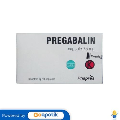 Pregabalin Phapros 75 Mg Box 30 Kapsul