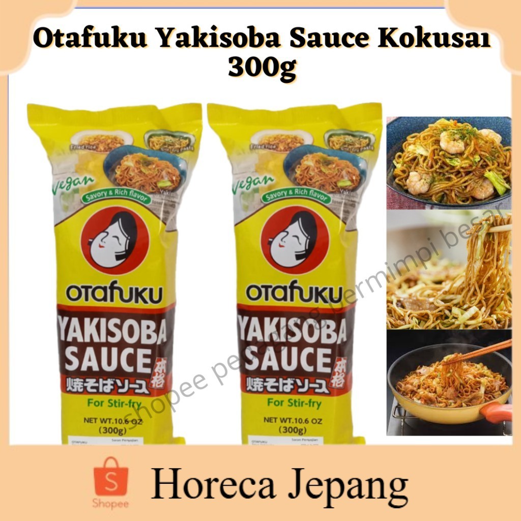 

Otafuku Yakisoba Sauce Kokusai 300g/ Saus Jepang Yakisoba/ Yaki soba Sauce