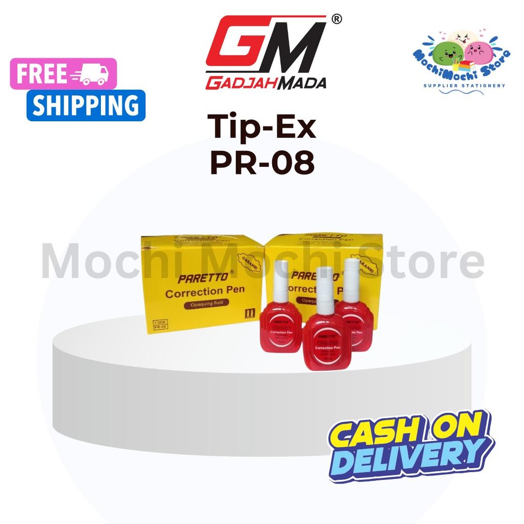 

Tipex Paretto PR-08 | TipX | Tip-Ex | Tipx | Correction Pen | Tipex Cair