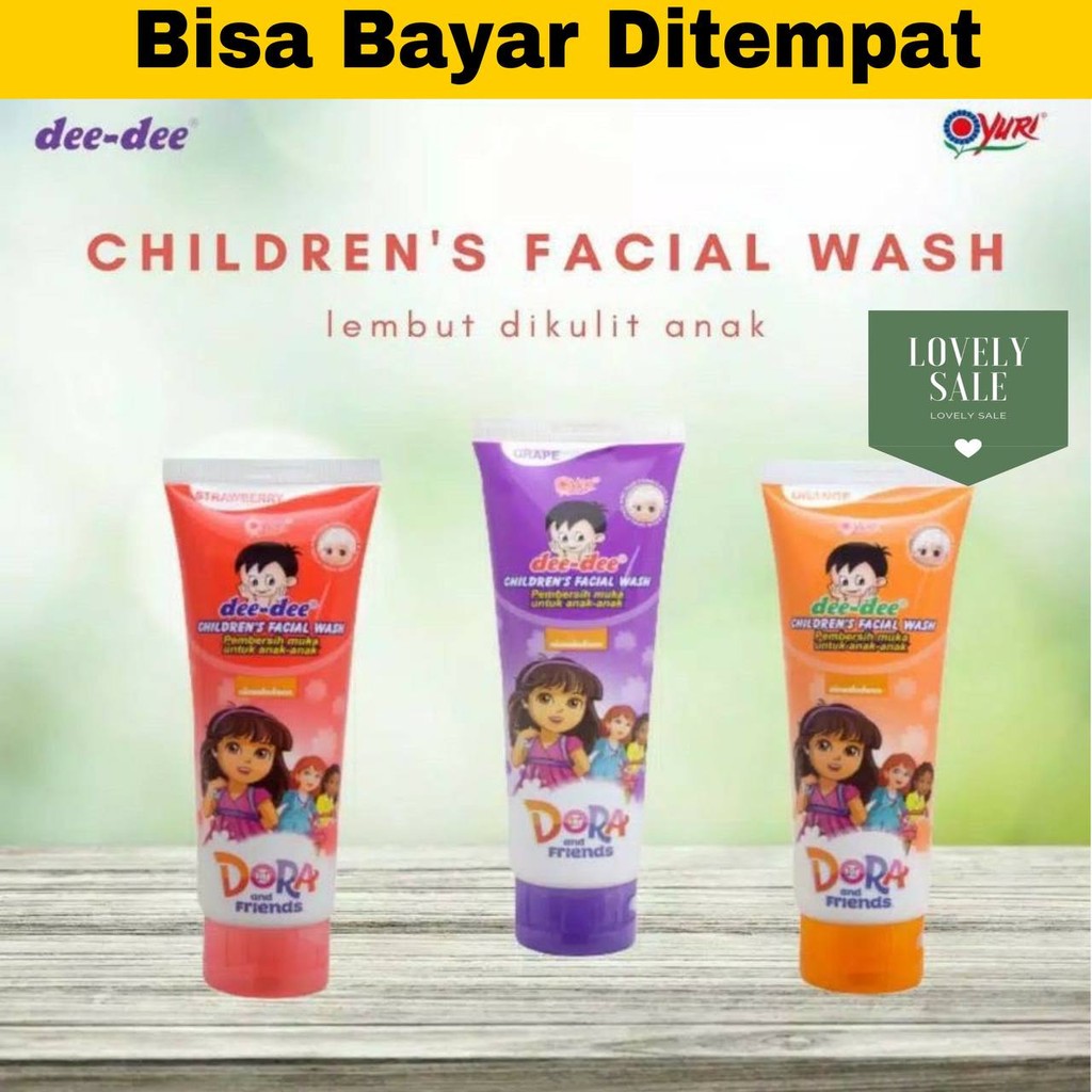 Yuri Dee-dee Children Facial Wash (Sabun Cuci Muka untuk Anak-anak) Deedee Facewash anak Pencuci Muk