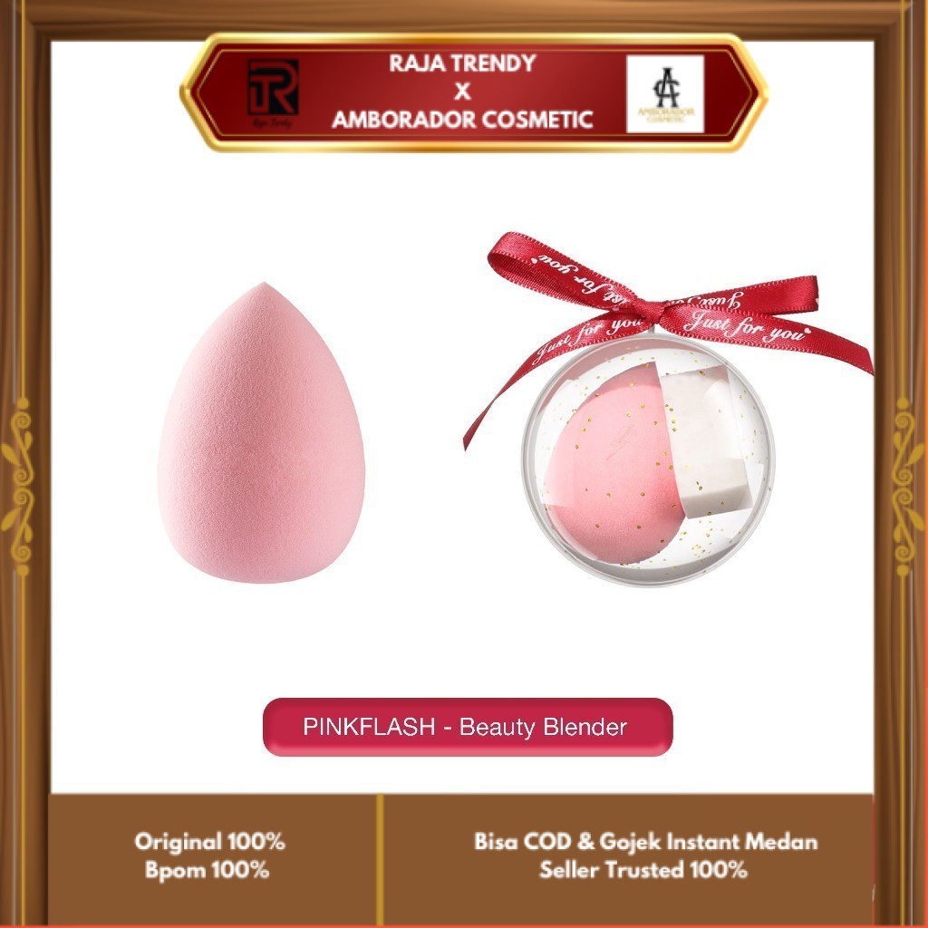 PINKFLASH - BEAUTY BLENDER ( PF-T01 ) - OhMyPuff Couple CLassic Beauty Sponge , Chirstmas Base Makeu