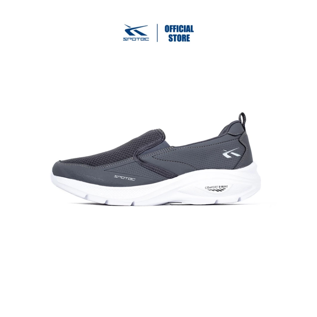 Spotec Onyx Sepatu Pria Sneakers Tanpa Tali