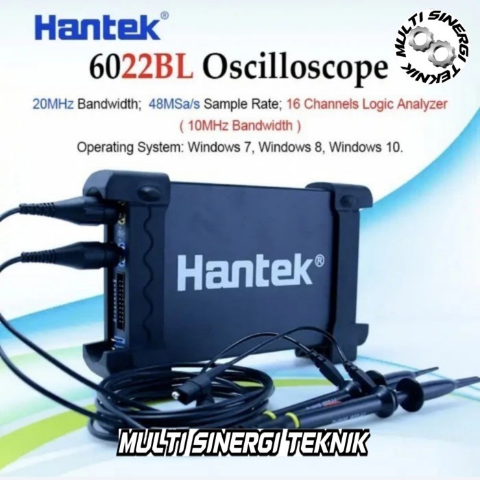 PC USB Oscilloscope Hantek 6022BL Osiloskop Analyzer 6022 BL 16 Logic