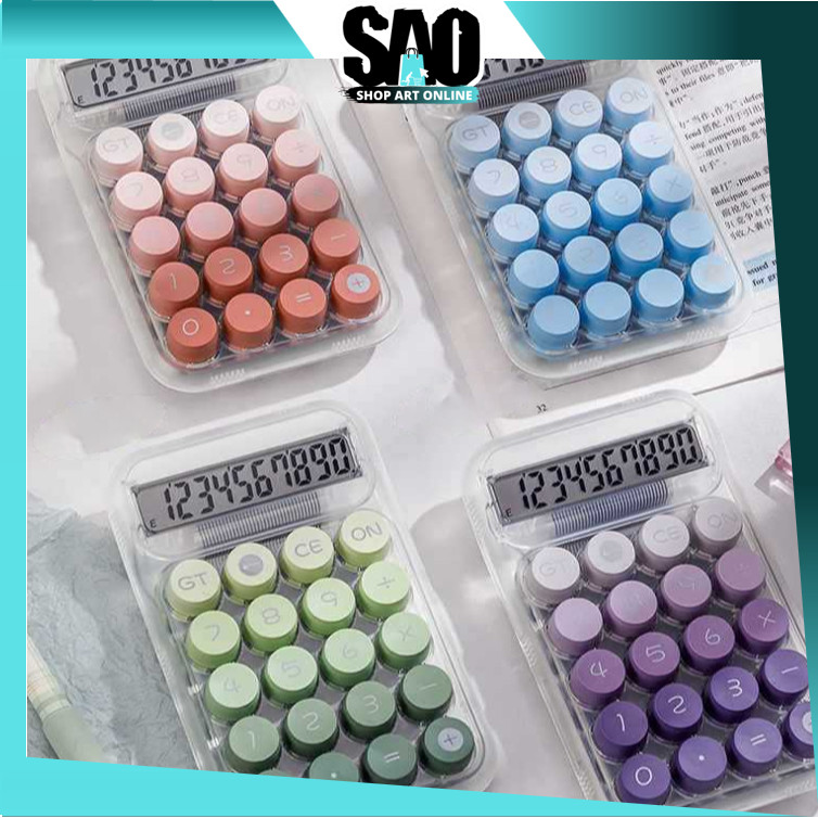 

SAO - 6549 Gradient Color Calculator / Kalkulator 12 Digit Portable