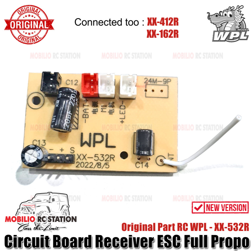Original Part - Circuit Board Receiver ESC Full Propo RC WPL