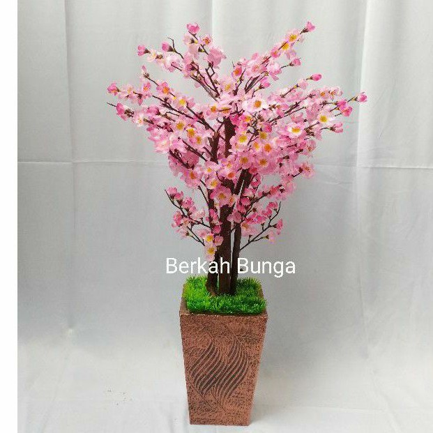 Sakura artificial 70cm- sakura plastik- bunga plastik- bunga sakura- pohon plastik sakura - Sakura h
