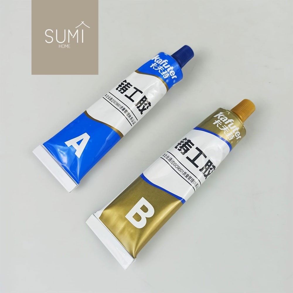 【 SUMI 】  Lem Besi AB Tahan Panas Multifungsi Lem Knalpot Baja Tahan Panas Glue Adhesive Industrial