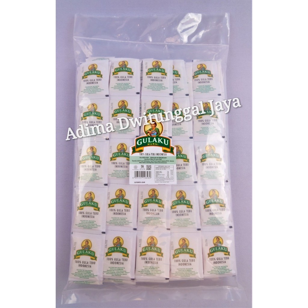 

Gulaku Sachet 250 x 8gr - Pack (1 Pack isi 250 sachets)