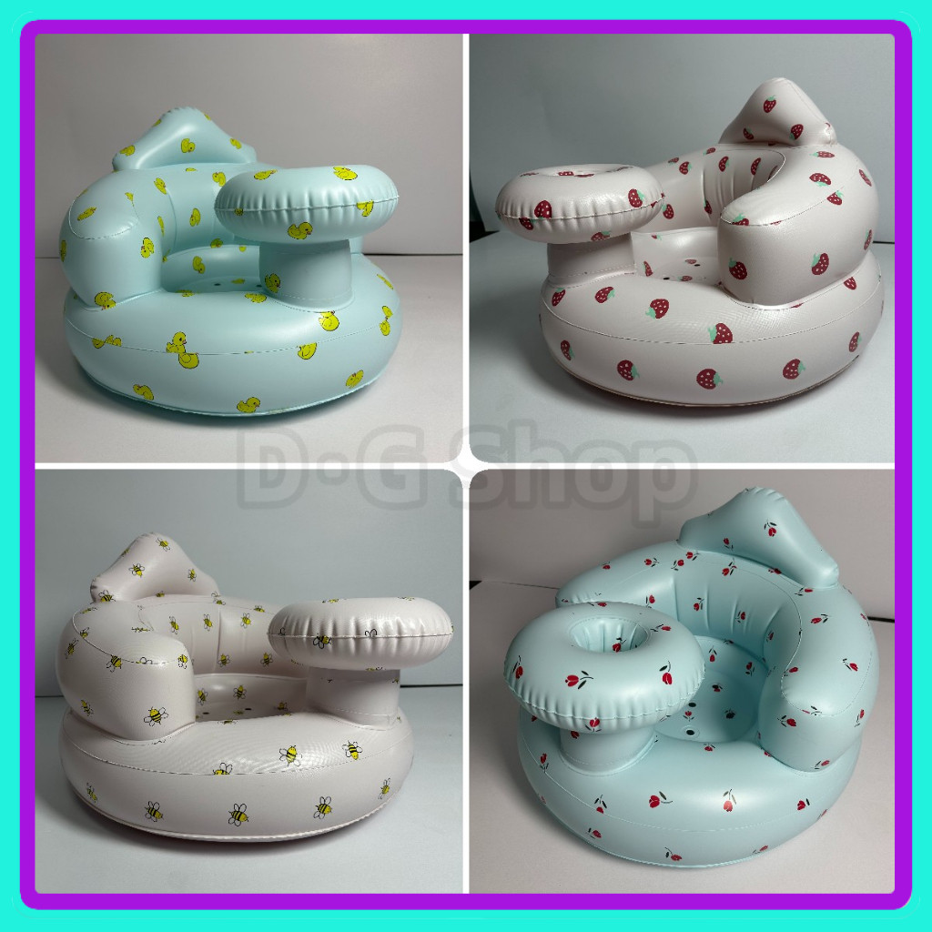 D·G Shop Kursi Bayi Duduk Bayi Kursi Bayi Pompa Sofa Tiup Kursi Pompa Infant Seat Sofa Bayi Duduk Ku