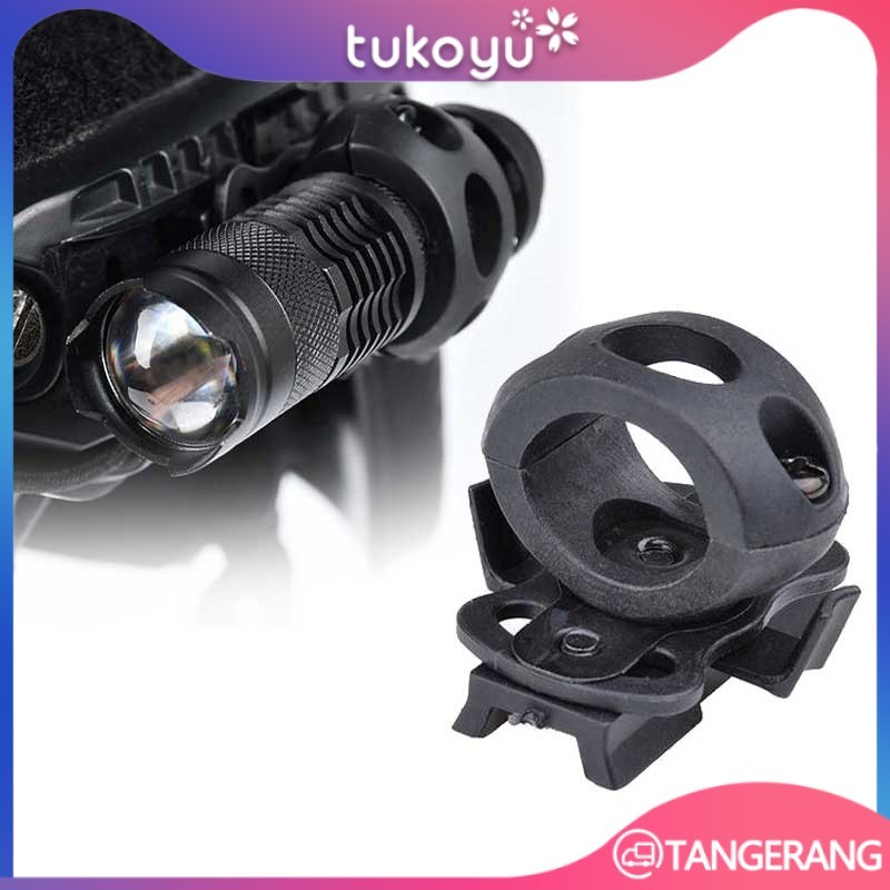 Holder Clip Senter Helmet Tactical  Holder Senter Helm Safety Quick Release Outdoor