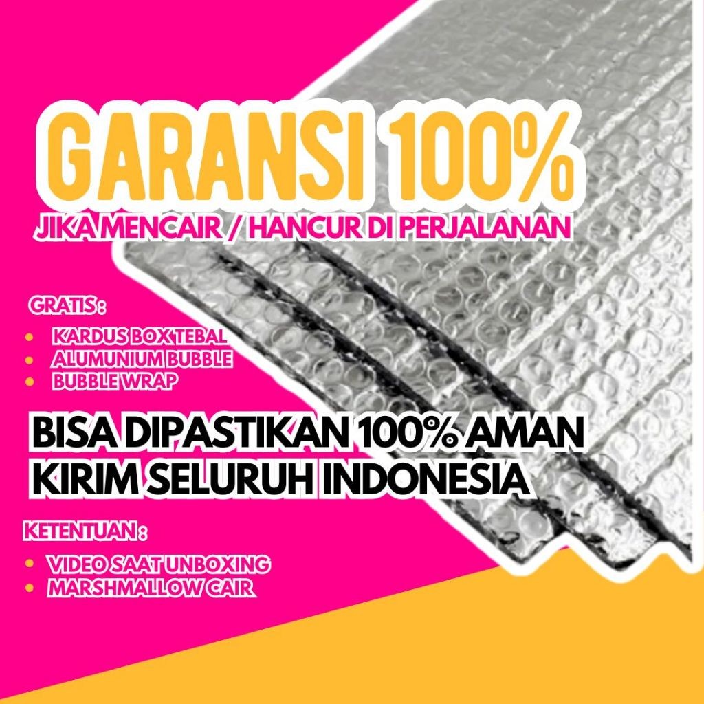 

Marshmallow JustFluff MIX ALPHA [3 KOTAK 3 RASA] JustFluff Marshmallow