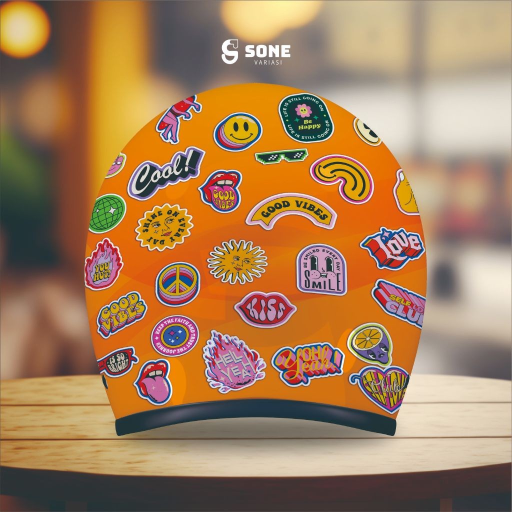 

Sticker Pack Positive Vibe Aesthetic Paper Vinyl- untuk Laptop, Motor, dan Helm - Paper Stationery