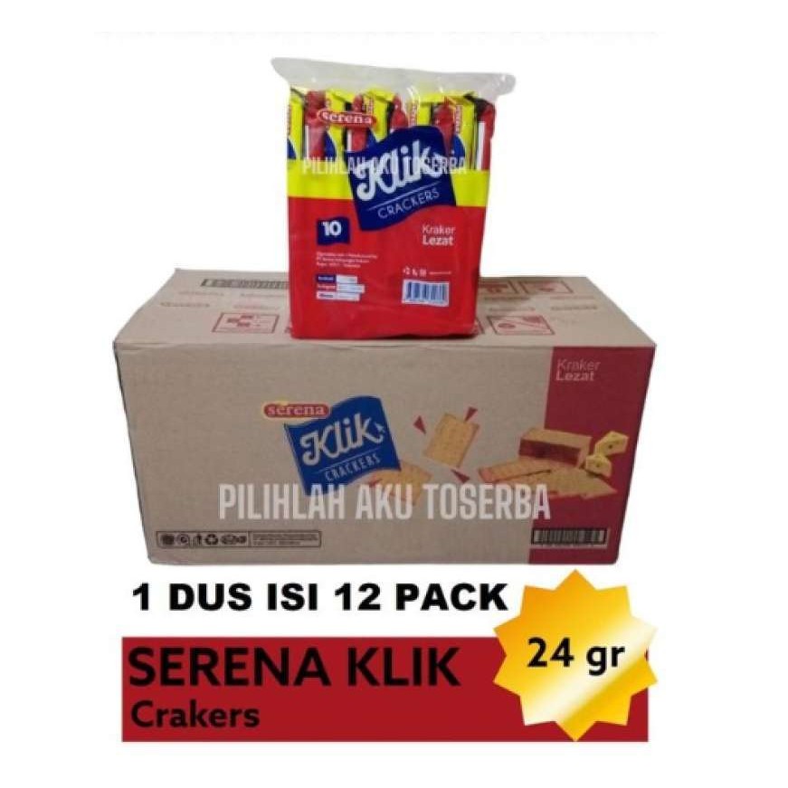 

Serena klik crakers biscuit [1karton/24g]