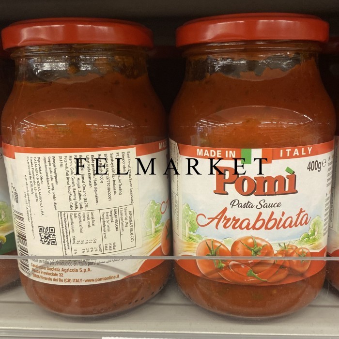 

Pomi Pasta Sauce Arabiata Italy / Saus Tomat / 400 grm