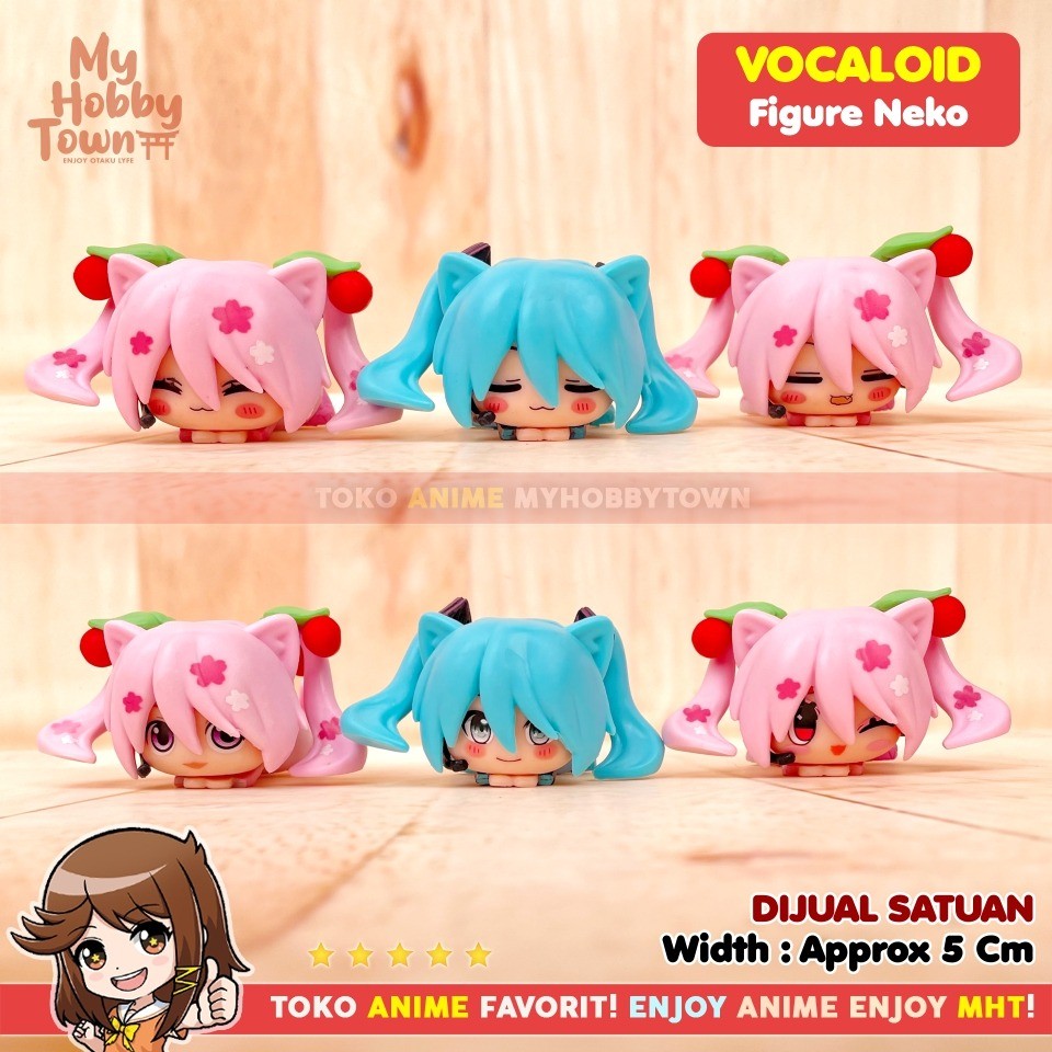 Figure Anime Game Vocaloid Hatsune Miku Neko Cat Sakura Cherry Blossom