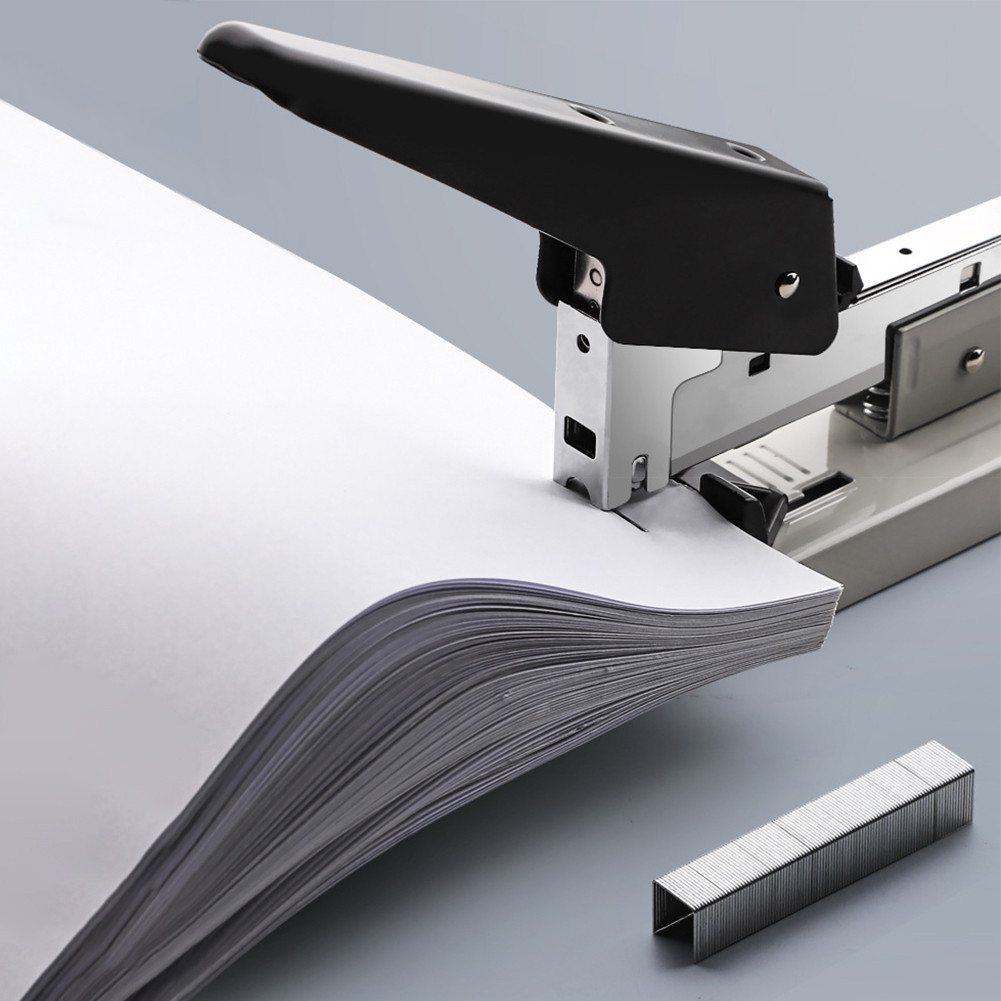 

Force-Saving Heavy-Duty Stapler 100/210 Pages Paper Binding Device Anti Slip Base Force-Saving Staplers For Office School