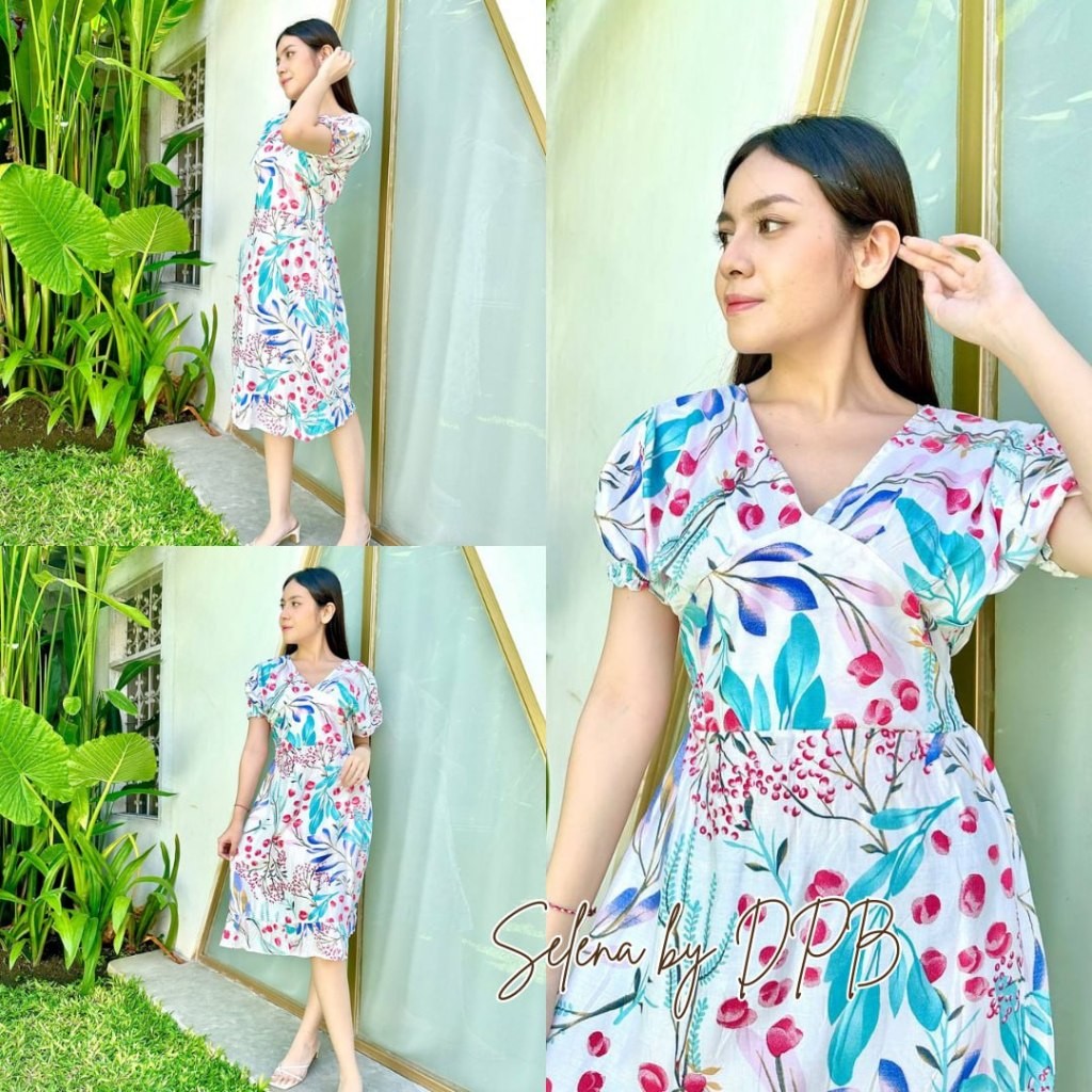 Daster Putri Bali - Selena Daster Bali Pendek