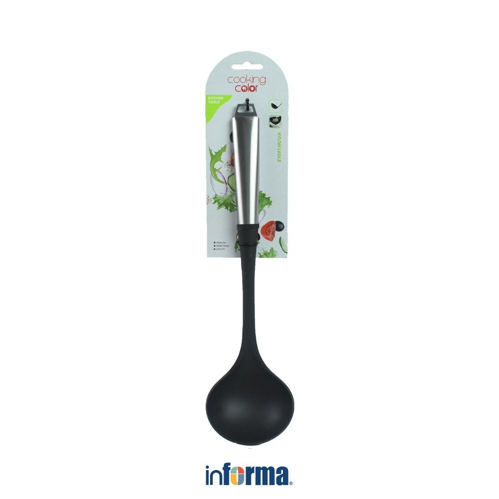 Informa Cooking Color Tanta Nylon Sendok Sayur Ladle Spoon Sendok Spatula Dapur Centong Sayur Gayung