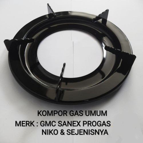 Tatakan Kompor Gas Umum Bulat Tebal Tungku Kompor Gas Umum Bulat Merk Niko, Sanex Progas Dll