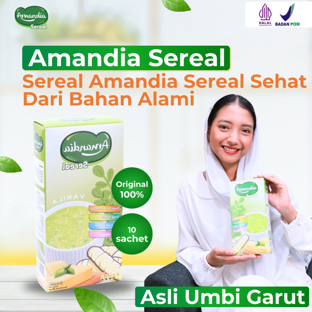 

Sereal Amandia Solusi Turunkan Gula Darah Secara ALAMI Sudah Halal & BPOM Indonesia