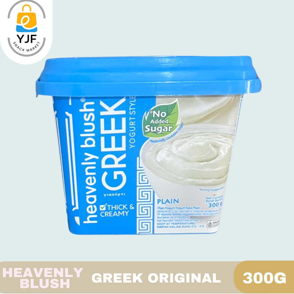 

Heavenly Blush Greek Yogurt Plain / Yoghurt / Original 300ml