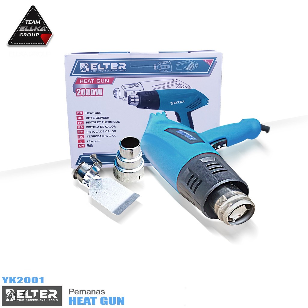 HARGA PABRIK Hot Air Heat Gun Portable Mini 2000W H&L Pro Senapan Panas Kontrol Suhu Ganda Pistol An