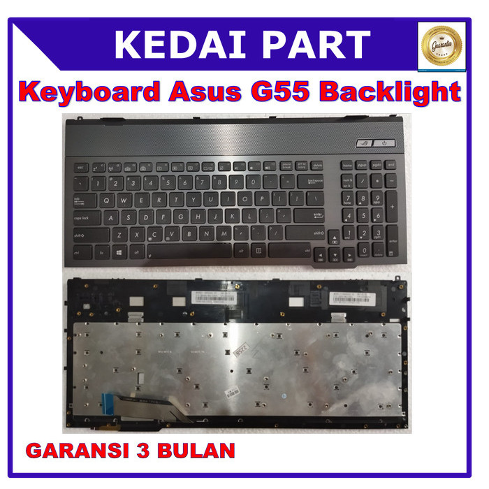 Keyboard Asus ROG G55 G75 G75VM G57 G57J G57JK G57VW Backlight