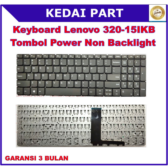 Keyboard Lenovo Ideapad 320-15ikb 330-15ast 330-15ich 330-15igm Power Backlight Backlite Backlit - N