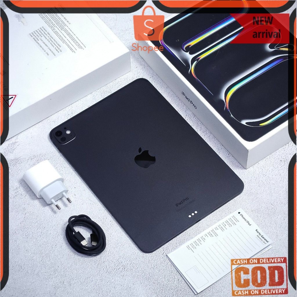 iPad Pro M4 256GB Garansi Resmi iBox Indonesia Like New