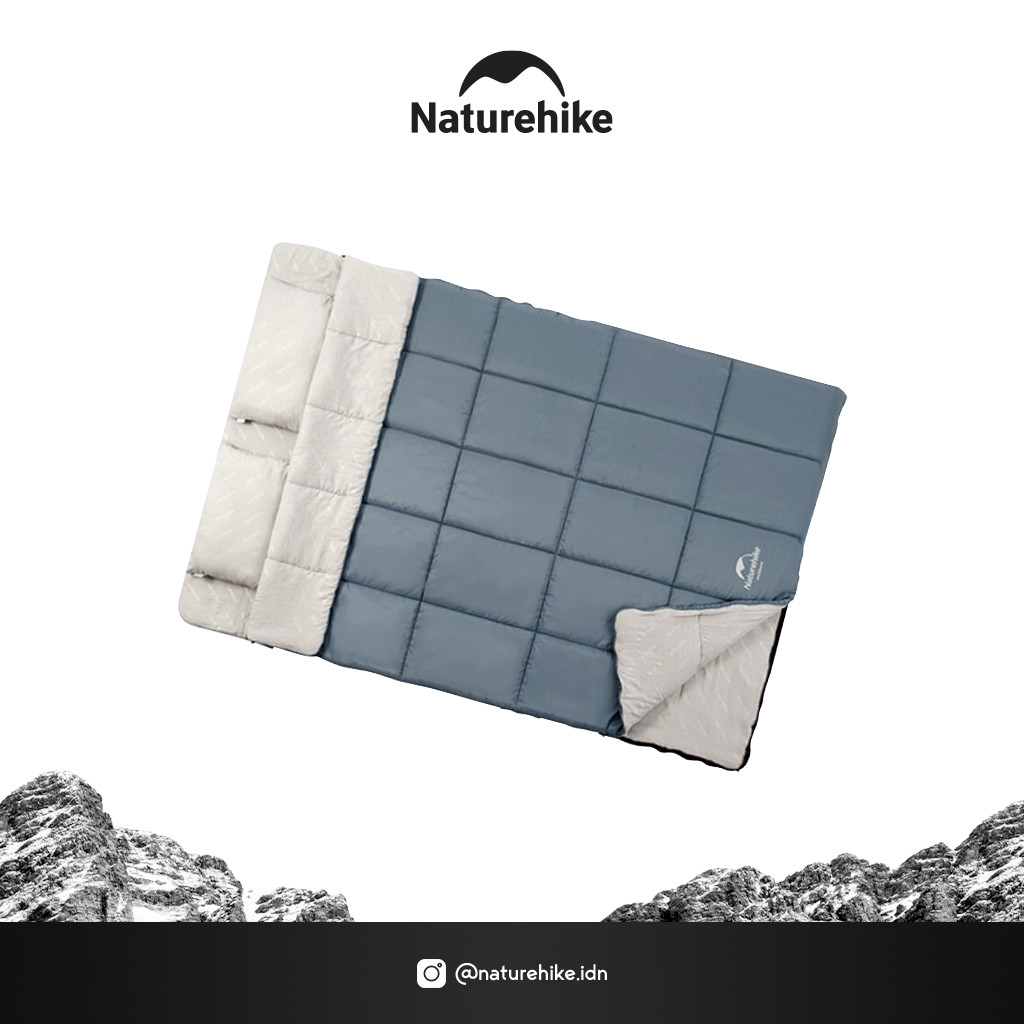 Naturehike NH21MSD05 Sleeping Bag Double dengan Bantal
