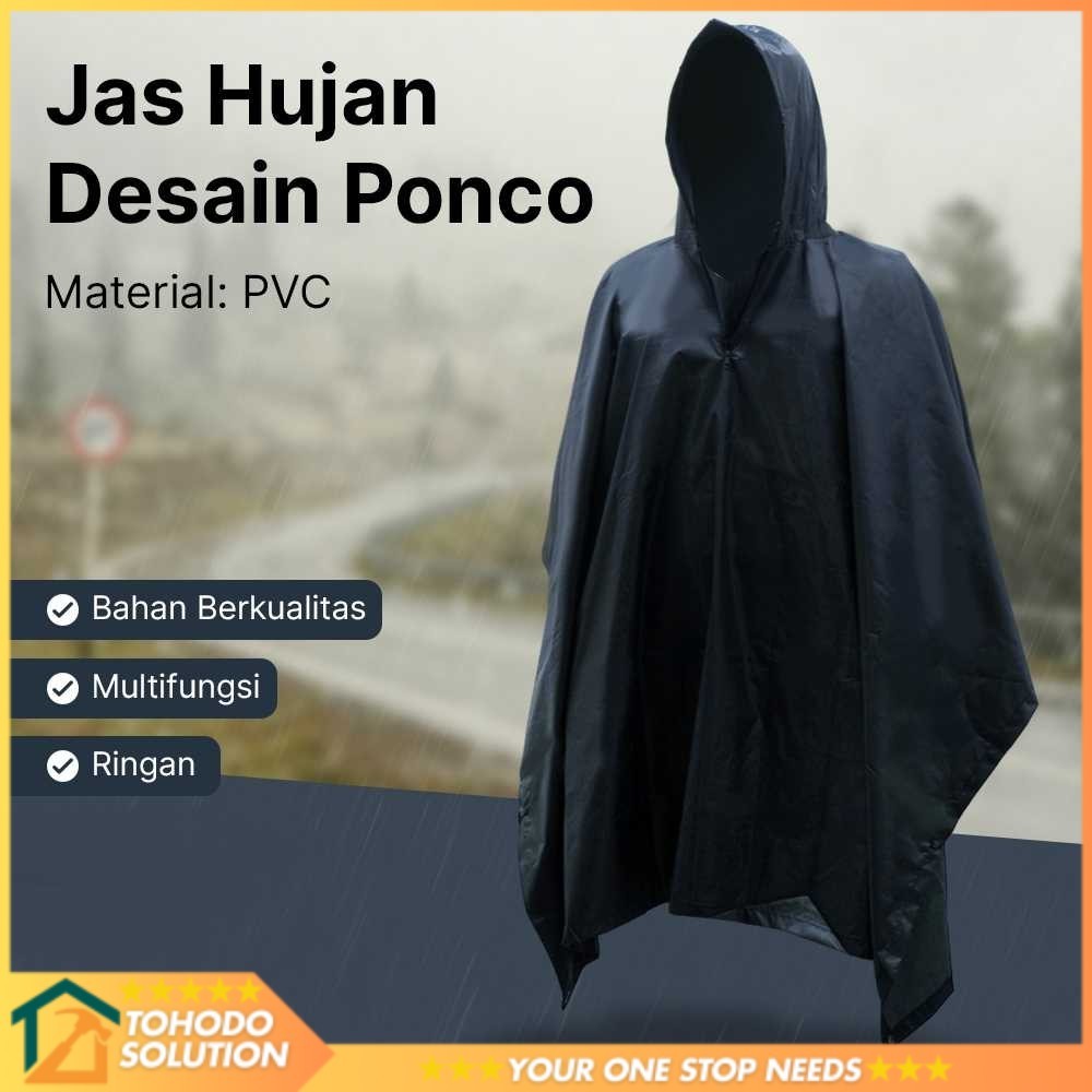 Jas Hujan Ponco PVC Raincoat