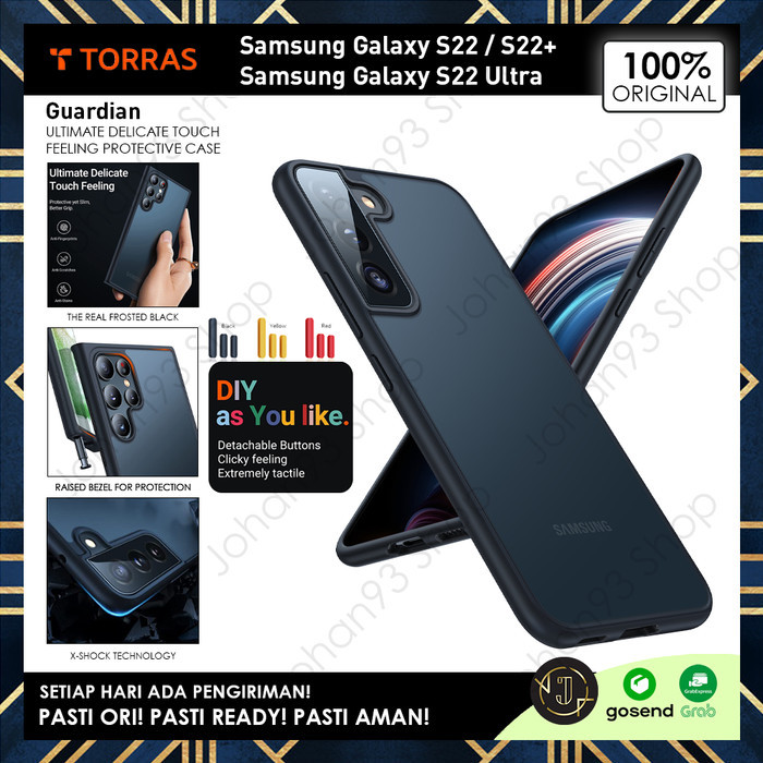 Case Samsung Galaxy S22 Ultra Plus TORRAS Guardian Frosted Black Matte - S22, Frosted Black