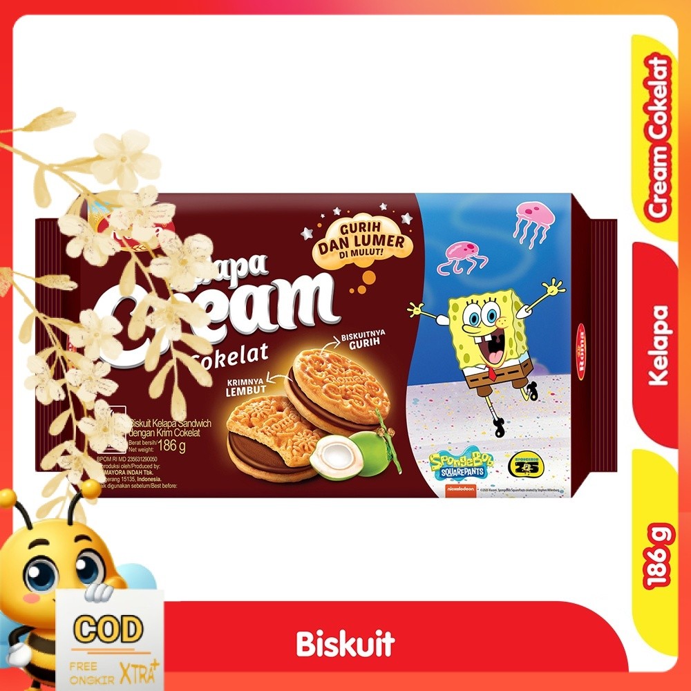 

Roma Biskuit Kelapa Krim Cokelat 186 g
