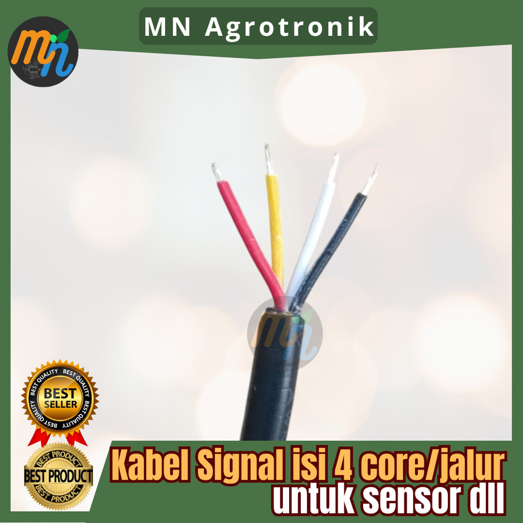 Kabel signal AWG 24 AWG24 isi 4 core sensor harga per meter