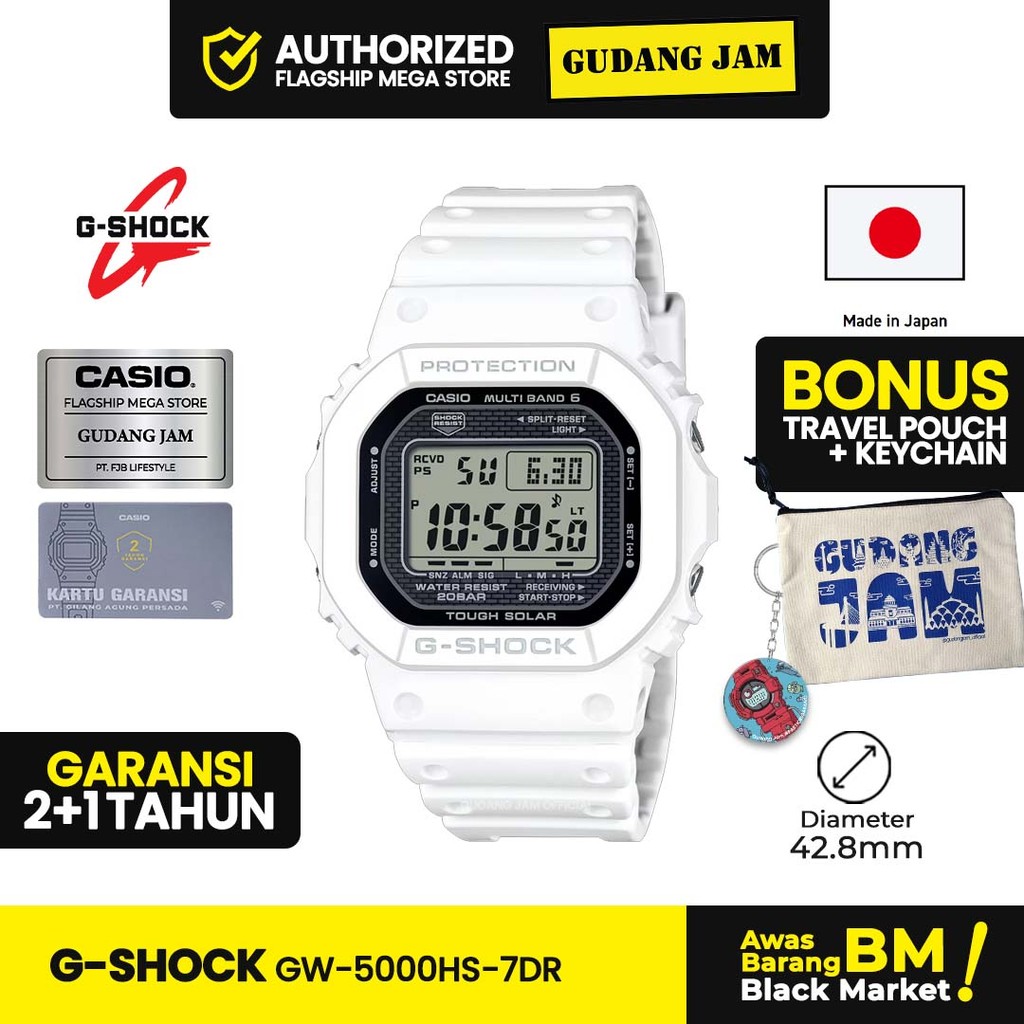 G-Shock Pria GW-5000HS-7DR GW-5000HS-7D GW-5000HS GW5000HS GW 5000HS