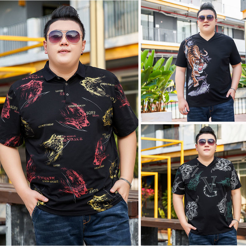 Kaos Polos Dewasa Size Kaos Polo Besar Lengan Pendek 5XL 6XL Ukuran Plus Pria