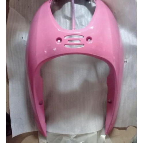 bodi cover panel dasi tameng depan scoopy karbu pink 2010-2011-2012 cover kap depan scoopy karbu
