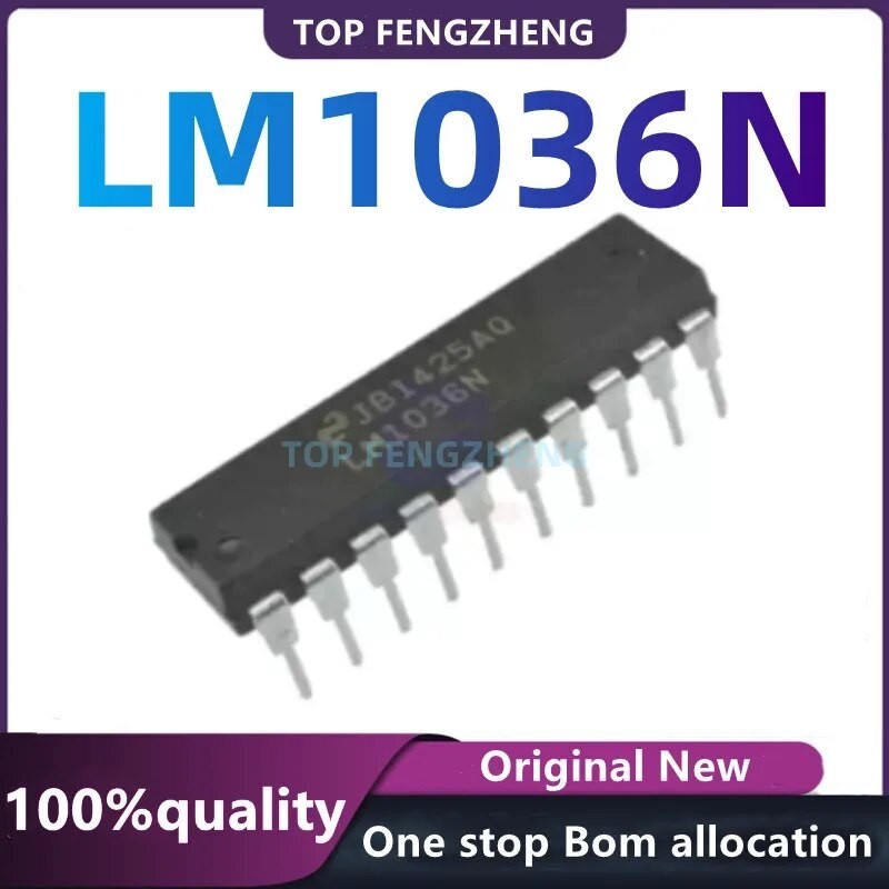 100%New Original LM1036 LM1036N Direct-Plug DIP-20 Volume Balance Chip