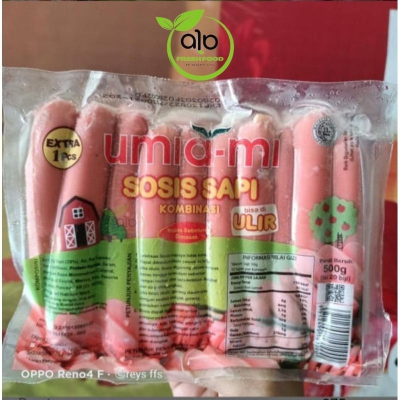 

Umiami sosis sapi ulir 500gr isi 20pc - BEST Fresh Food