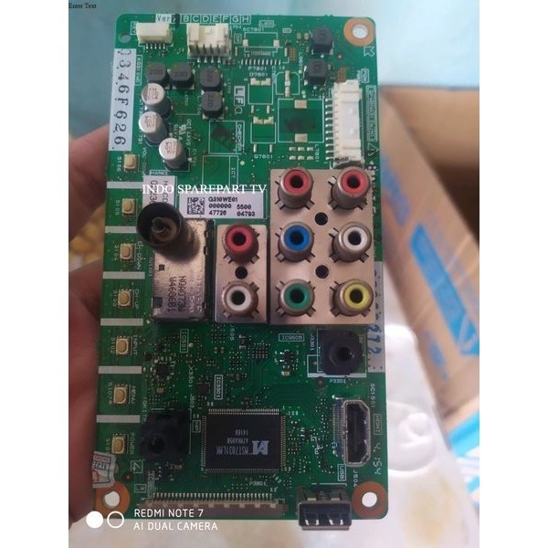 Mb - Mainboard - Mesin Tv Sharp LC 32LE150M - LC 32LE150 - 32LE150 M