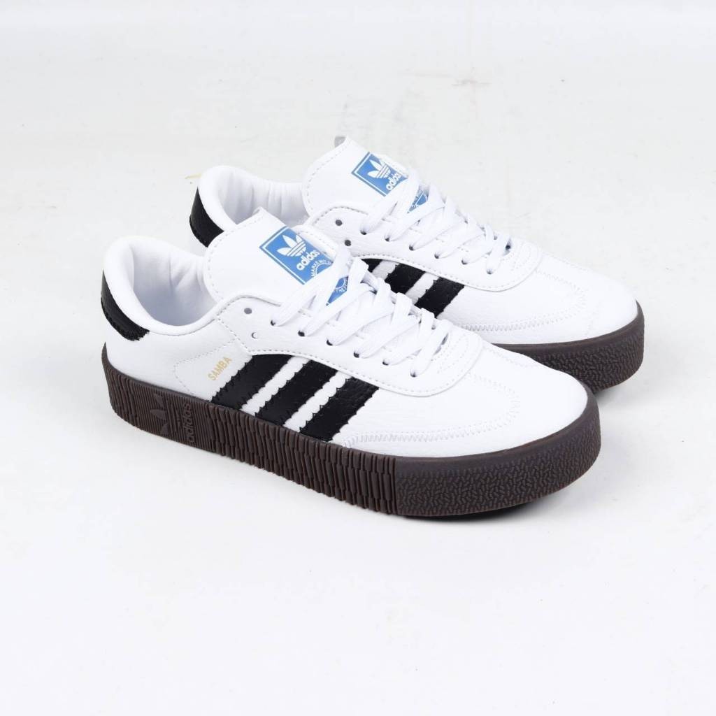 Sepatu Adidas Sambarose White Gum 100% Original BNIB Free Papperbag)