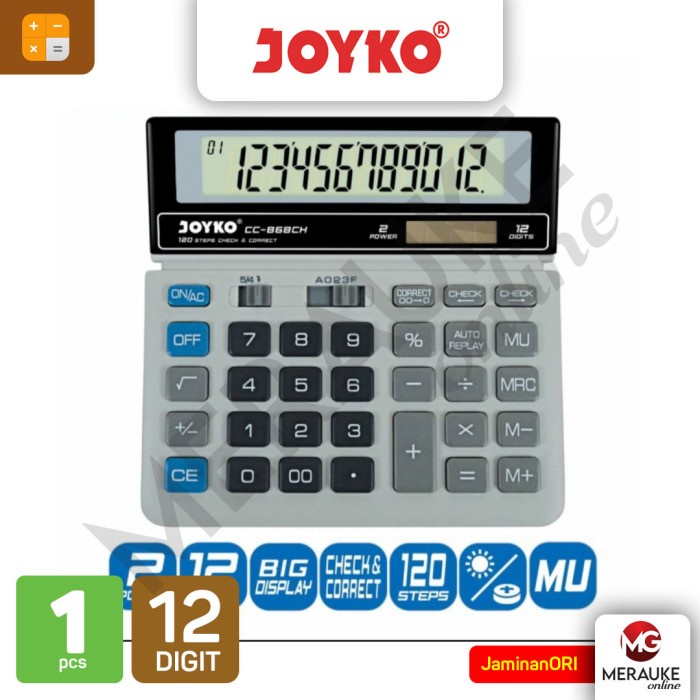 

JOYKO Kalkulator 12 Digits CC-868CH Check & Correct