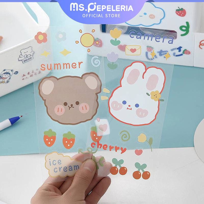 

Sticker Lucu/Stiker Motif Kartun Korea Lucu Anti Air/ Sticker Momo Aesthetic Stiker Buku Diary-Ms.Pepeleria
