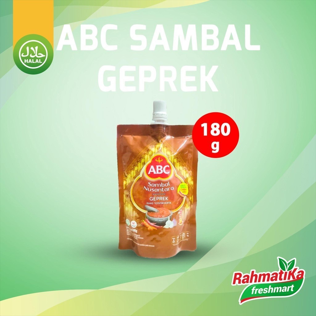 

ABC Sambal Nusantara Geprek Khas Yogyakarta 180 gr
